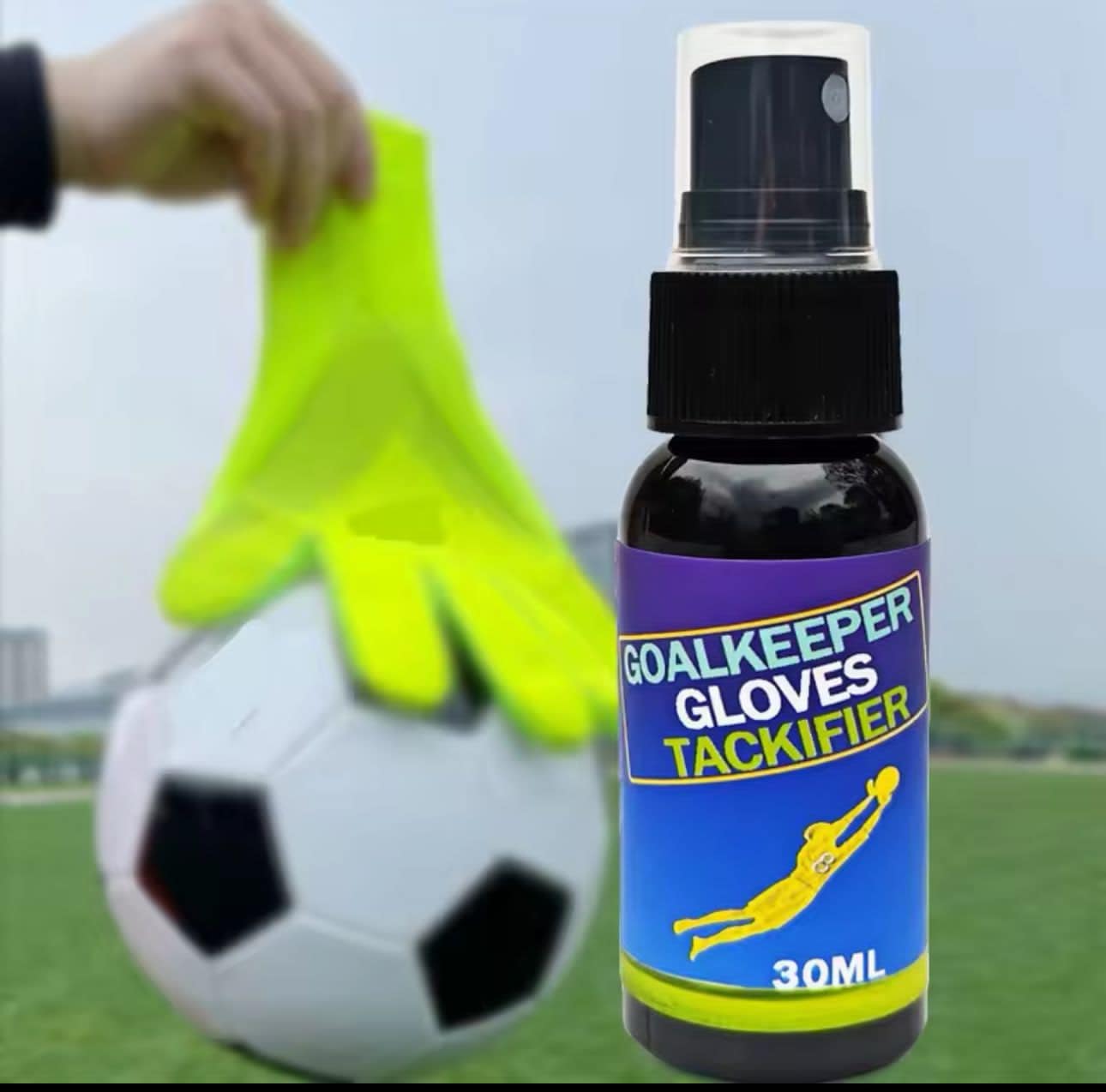 Spray Limpiador Antideslizante Goalkeeper Gloves Tackifier - Imagen 4